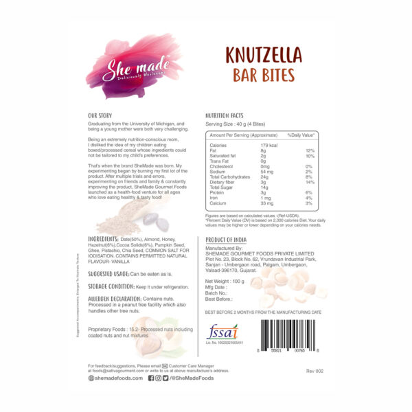 Knutzella Bar Bites